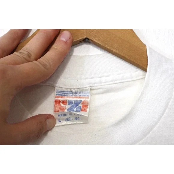 Vintage Ocean Waves Surfing Long Sleeve T Shirt Large - Picture 3 of 4